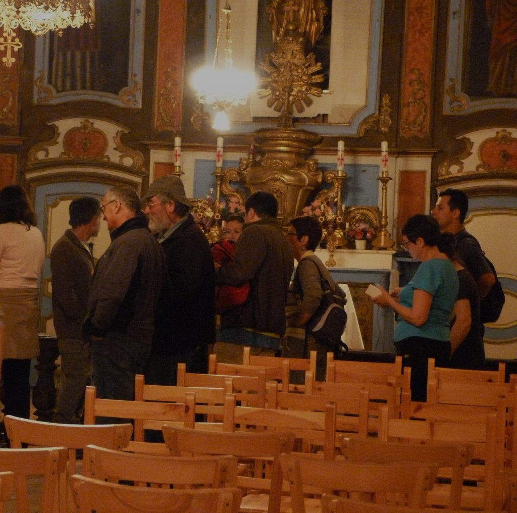 Randonnée nocturne - Visite de l'église de Cougournac (02-07-2016) 