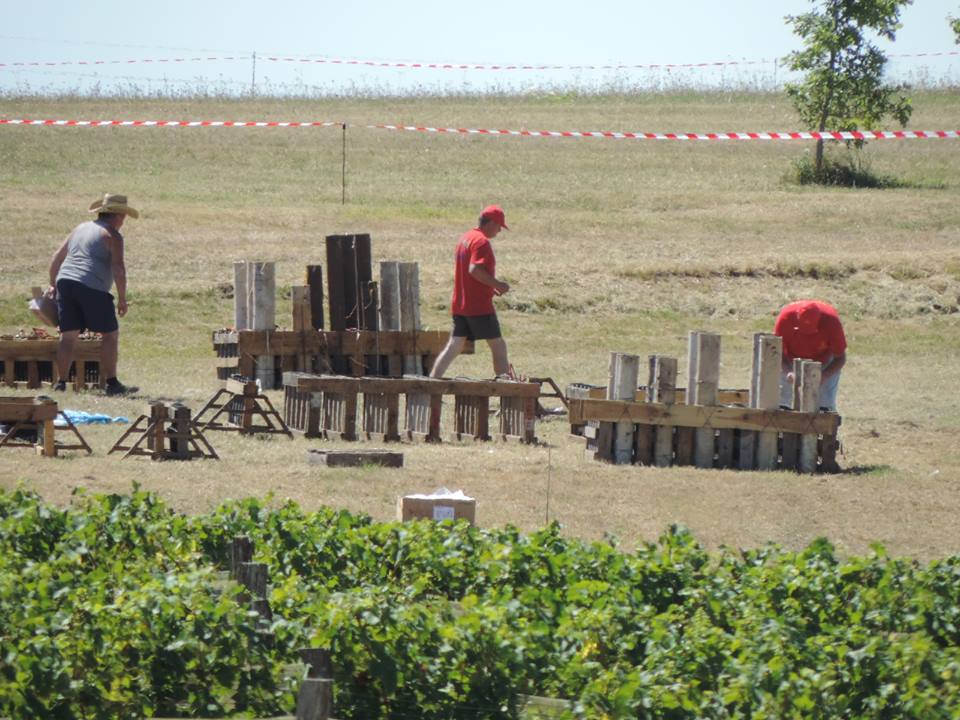 mise en place feu d'artifice 15/08/2016