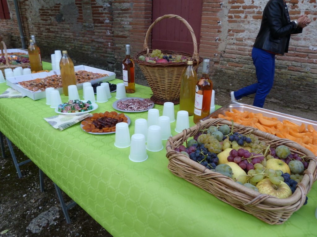 Buffet de produits locaux