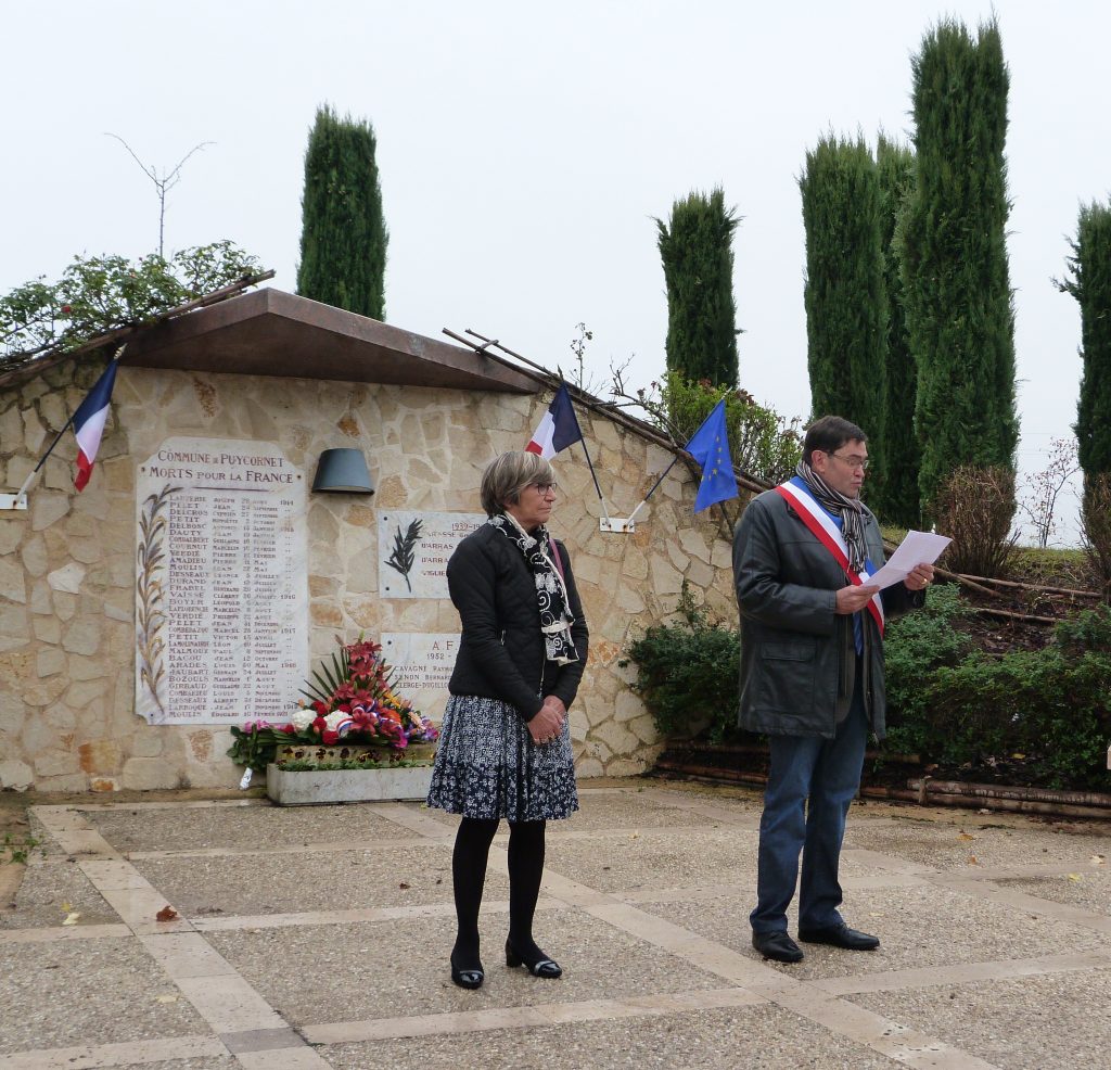 Cérémonie du 11 novembre: discours de Monsieur le Maire (13/11/2016)