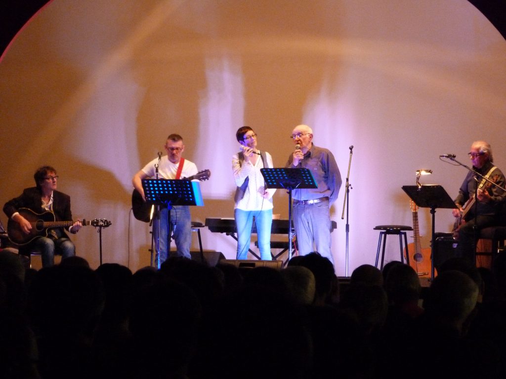 Une soirée sous le signe de la chanson française animée par Nathalie Delbreil, Jacques Roset, Fabrice Belloc, Jean-Pierre Belrepayre et Patrick Bernard 