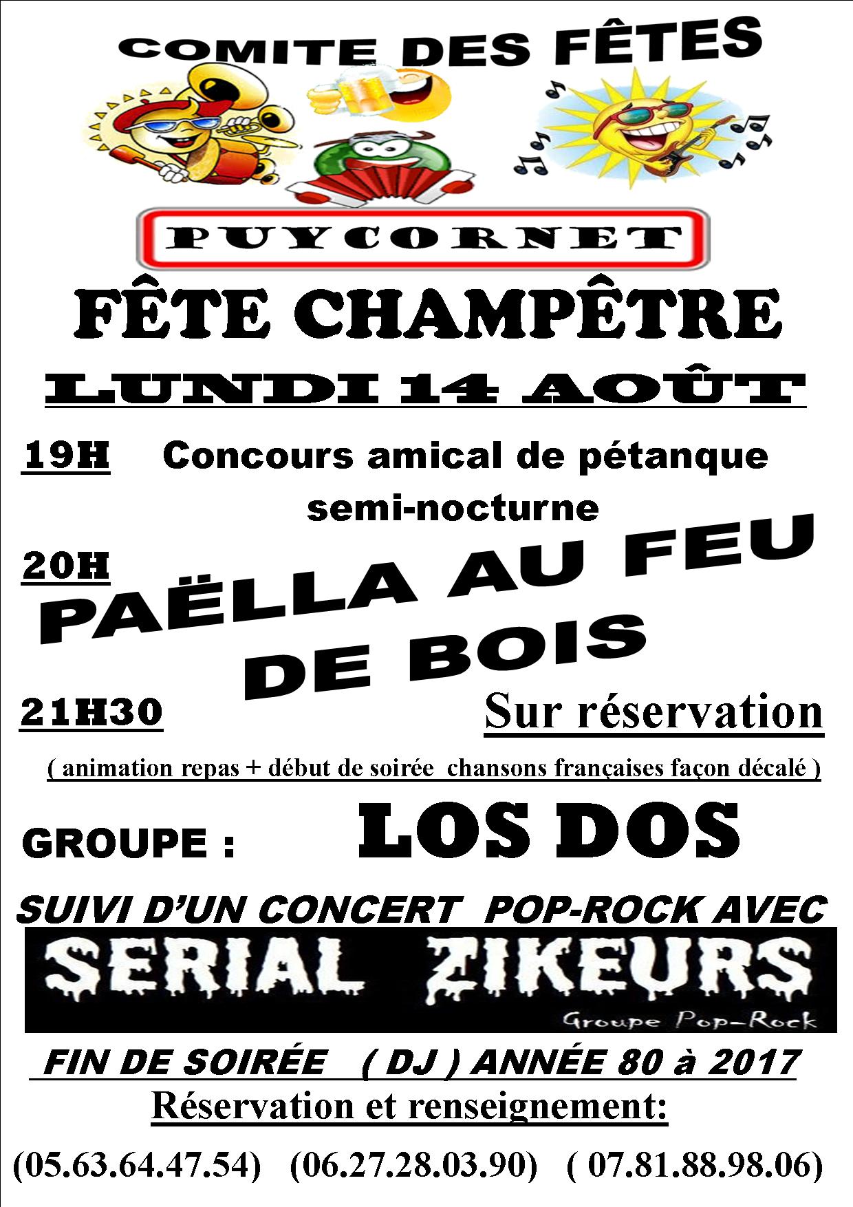 Fête du 14 aout 2017