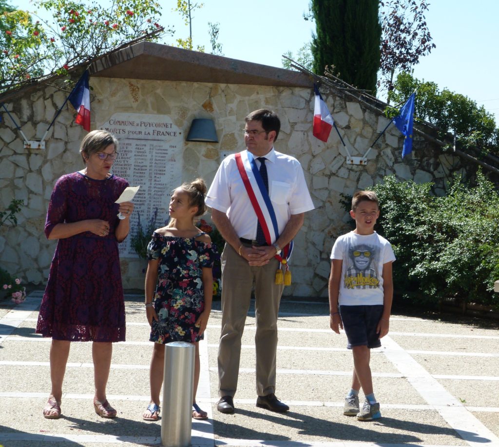 Discours de Madame Jalaise, vice présidente du Conseil Départemental. 