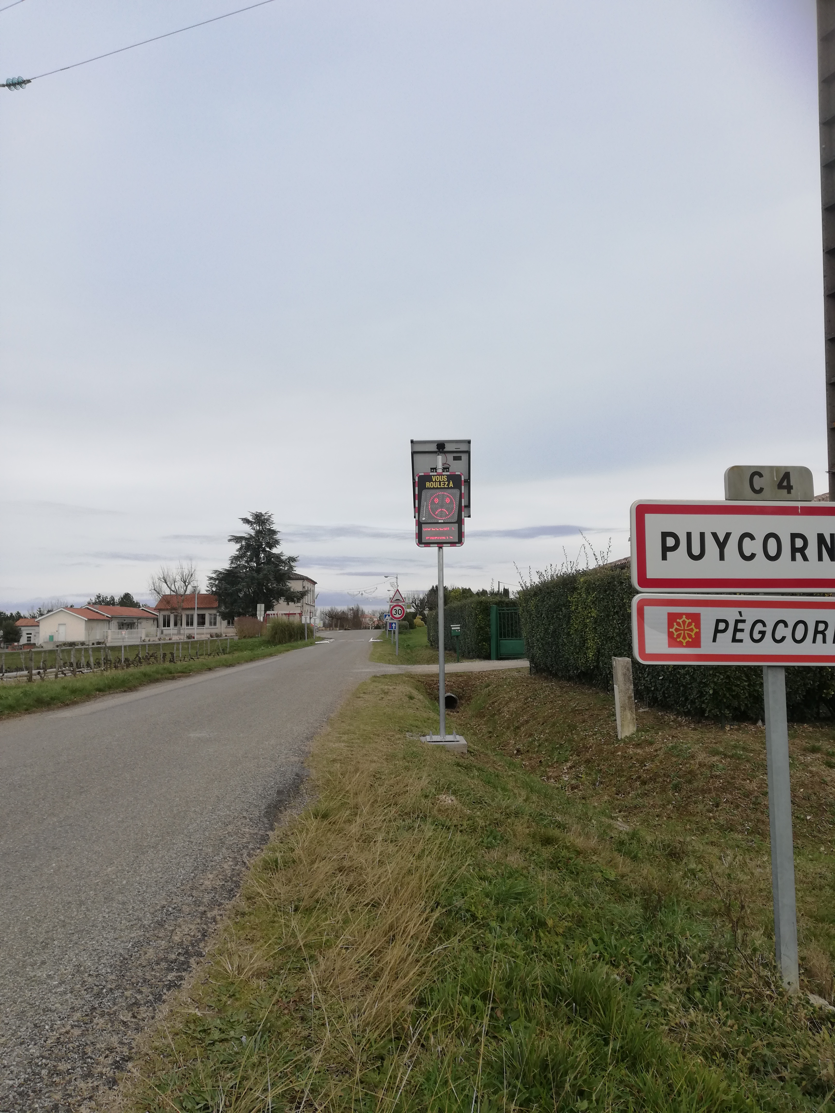 Mise en place de radars pédagogique dans le bourg