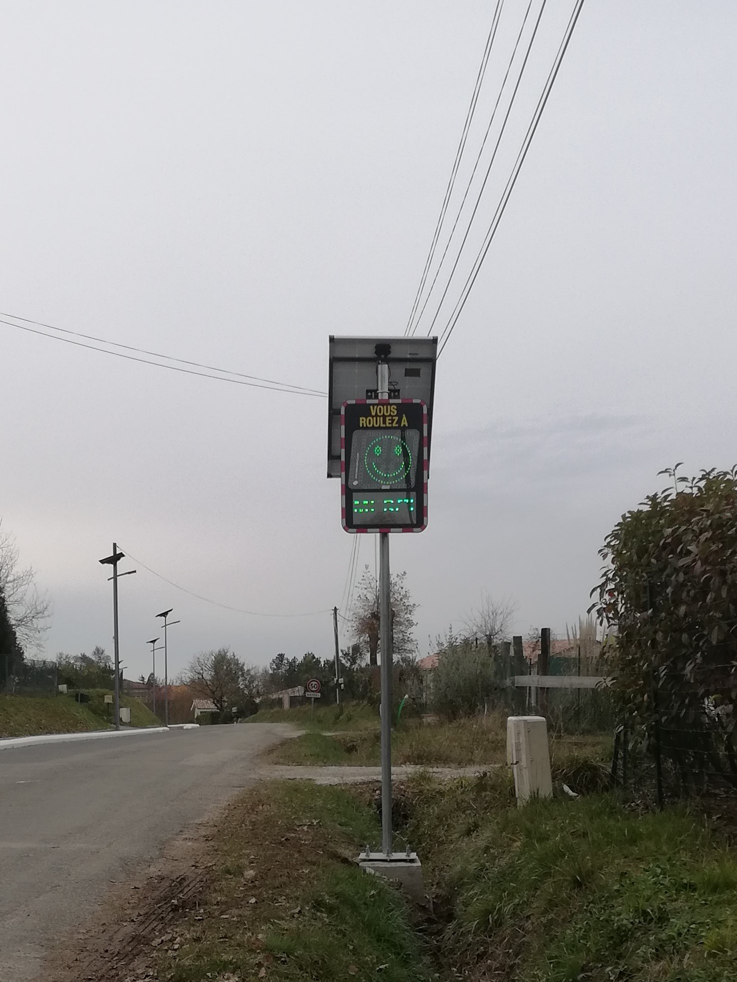 Mise en place de radars pédagogique dans le bourg