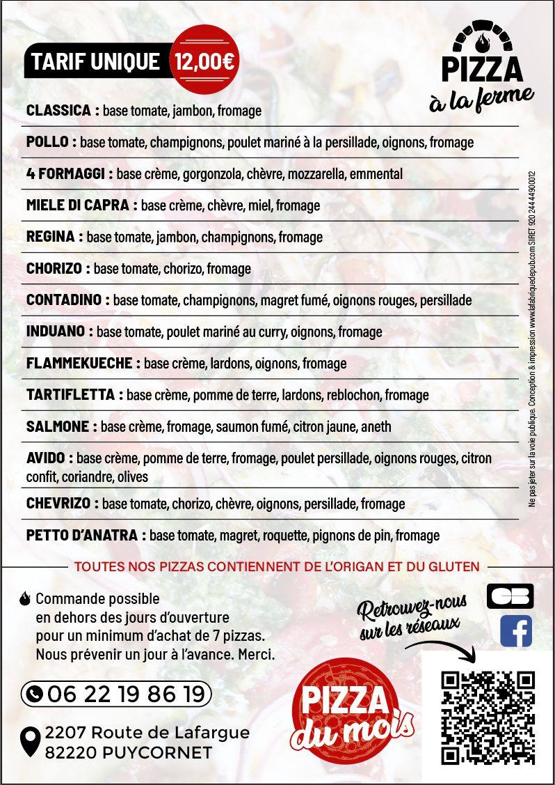 pizza à la ferme