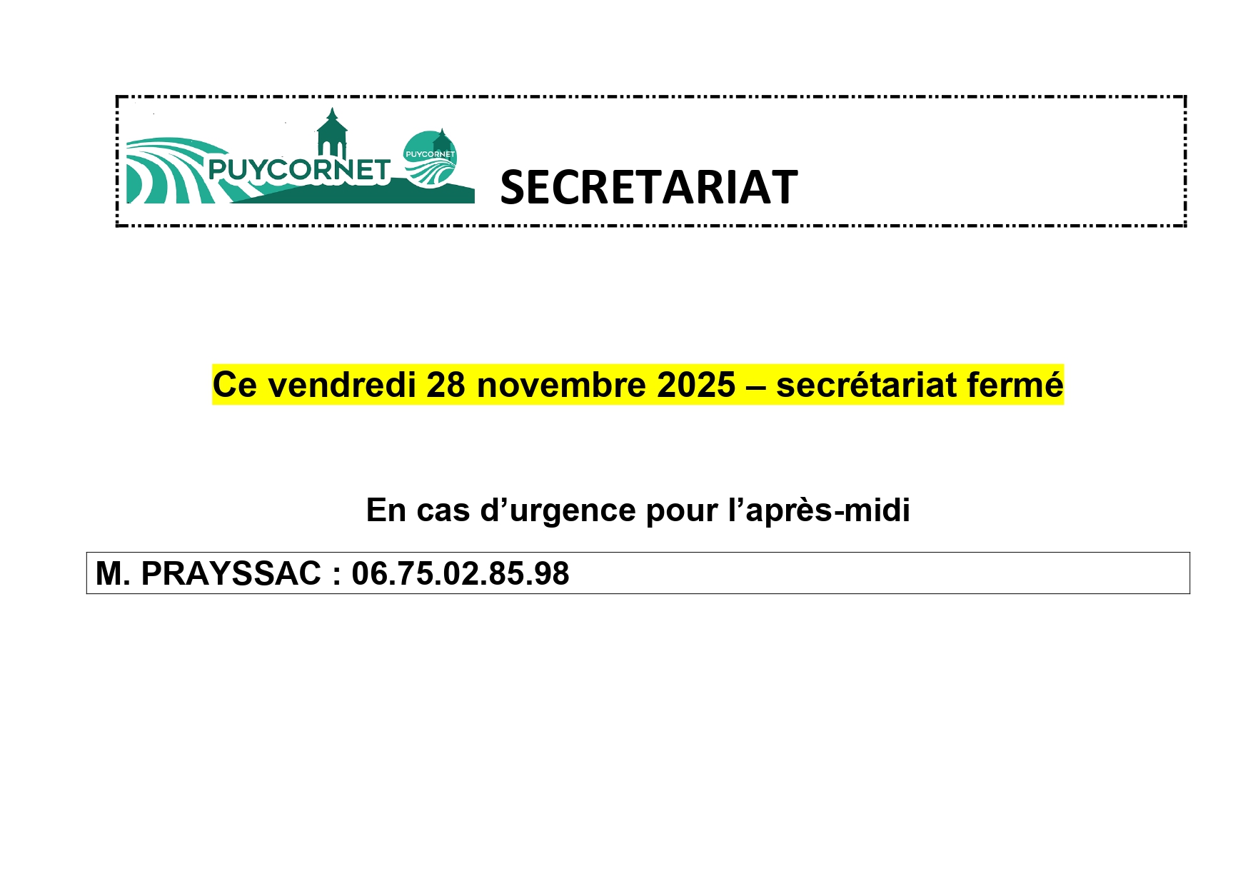 AFFICHE SECRETARIAT absence- (2)_page-0001